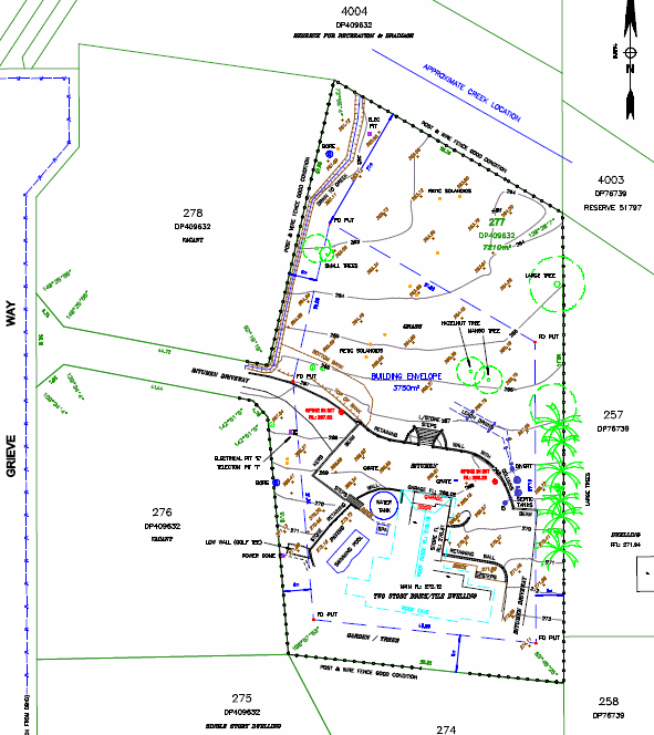 Grieve Road, Bedfordale - Semi-rural Property Feature Contour Survey 