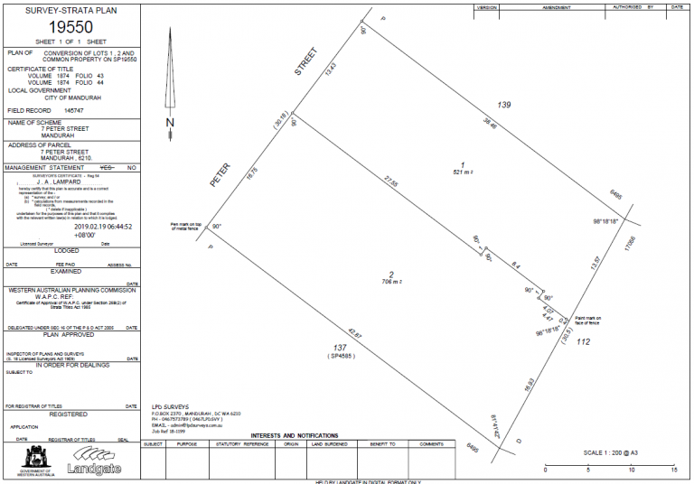 Survey-Strata Conversion - Peter Street, Halls Head (Mandurah) Project ...